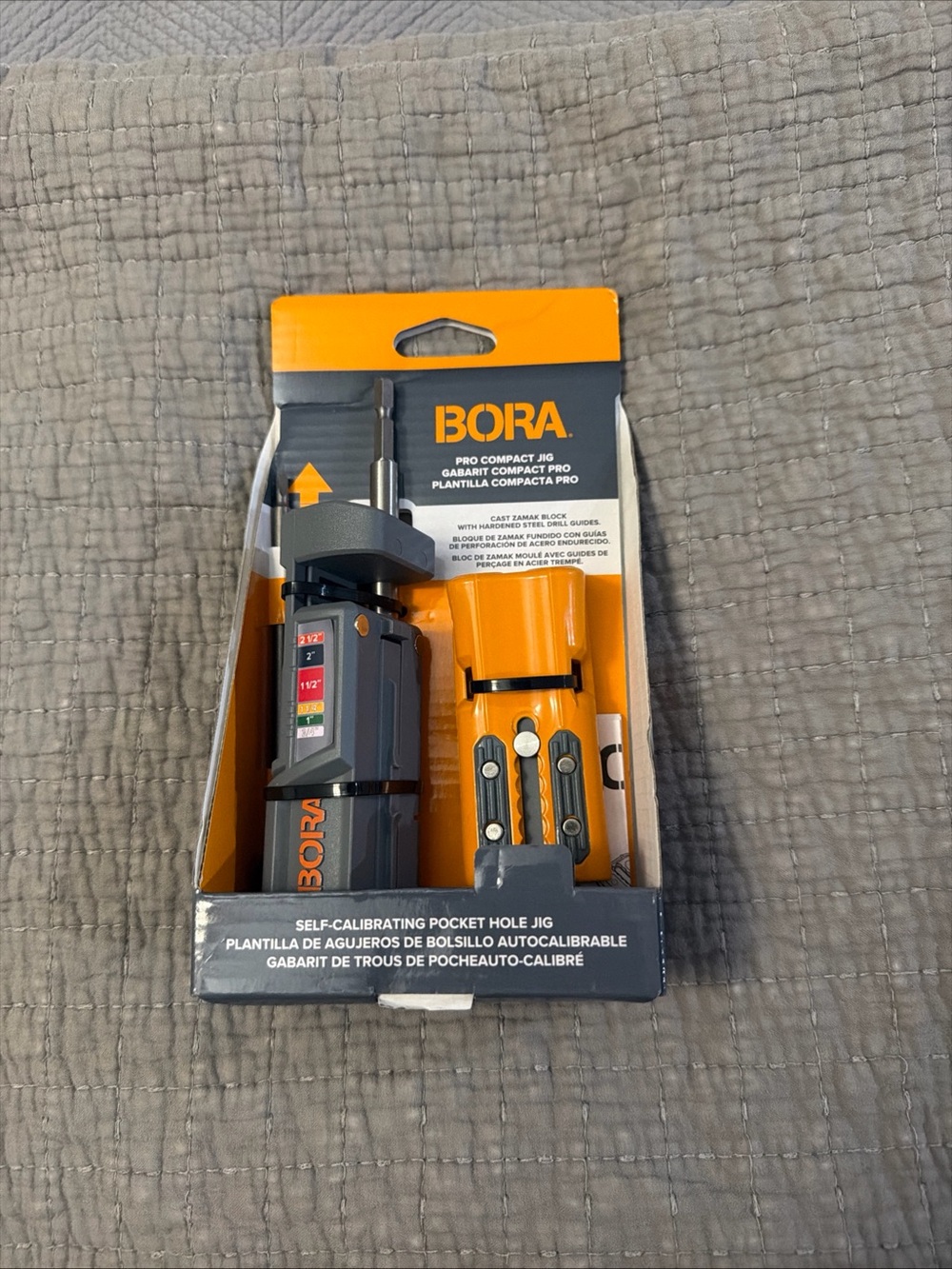 BORA Pro Compact Pocket Hole Jig Auto Adjusting Drill Guide Durable BRAND NEW